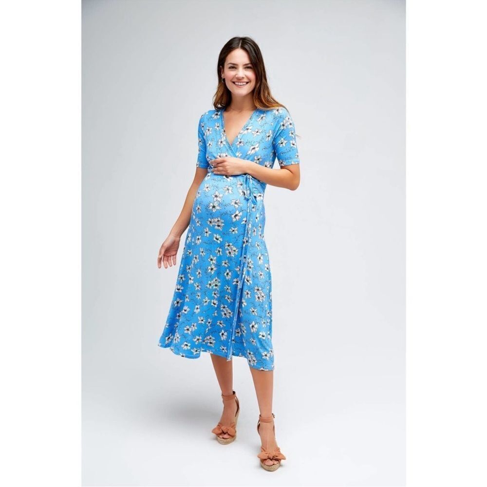 Nom Maternity Maternity Maya During &
After Wrap Dress